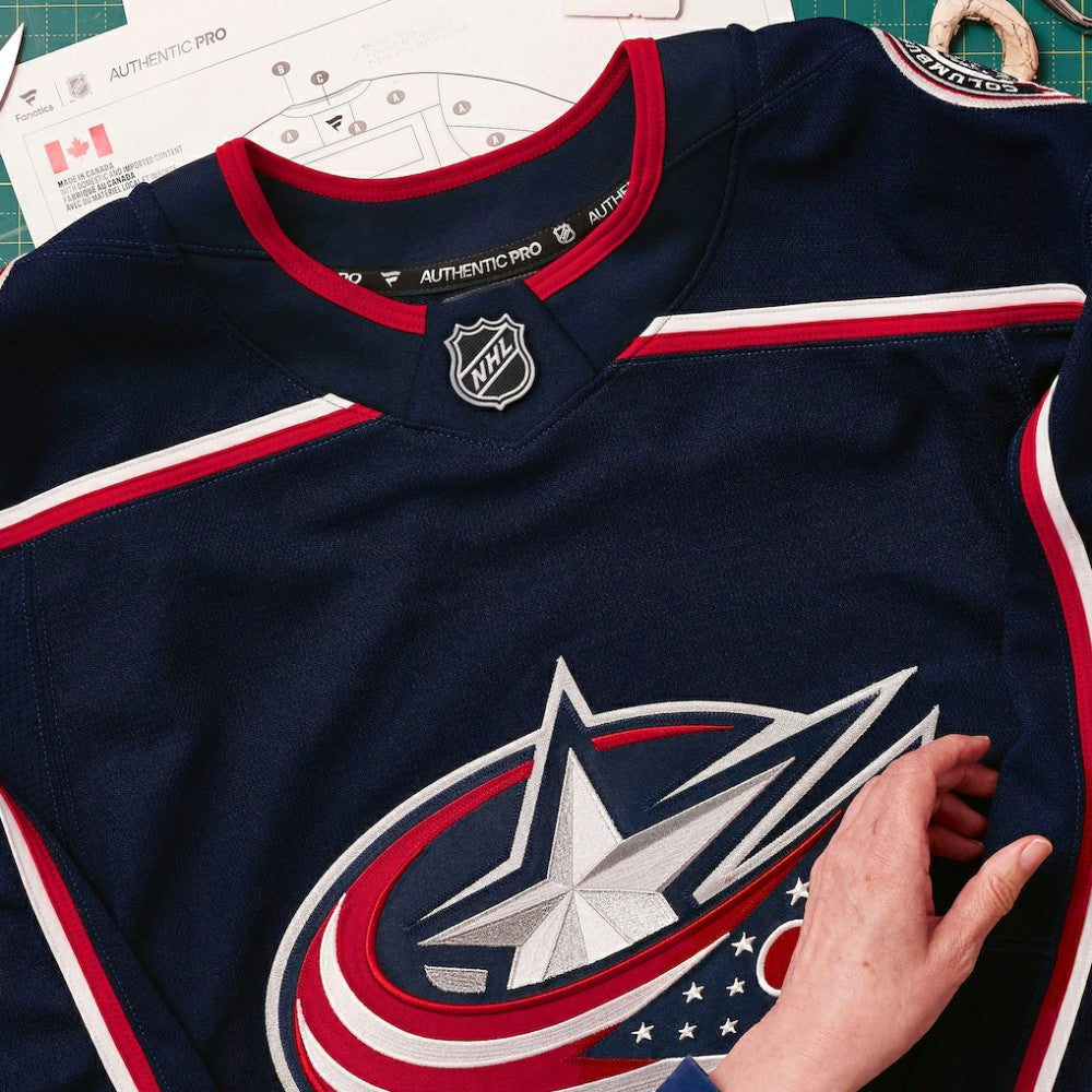 Columbus Blue Jackets Fanatics Home Authentic Pro Custom Jersey -  NHL Jerseys