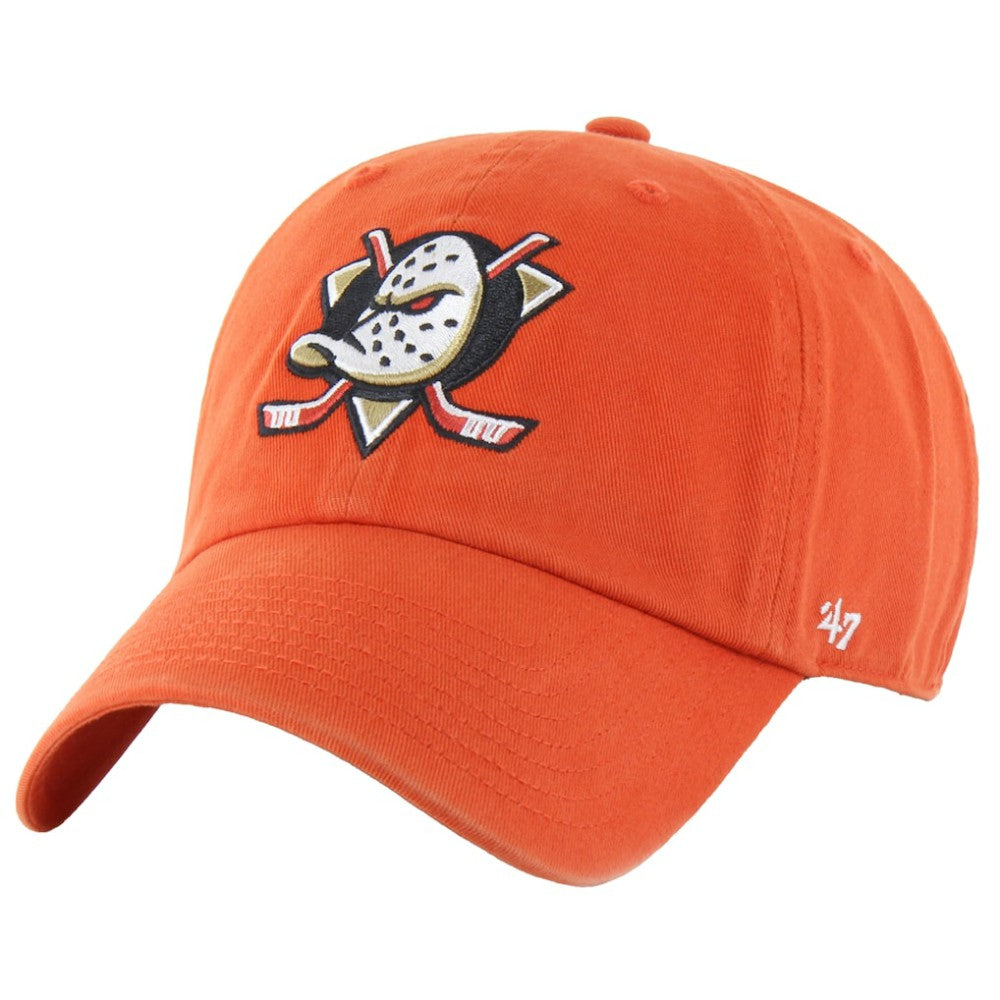 Anaheim Ducks '47 Core Logo Clean Up Adjustable Hat -  NHL Hats