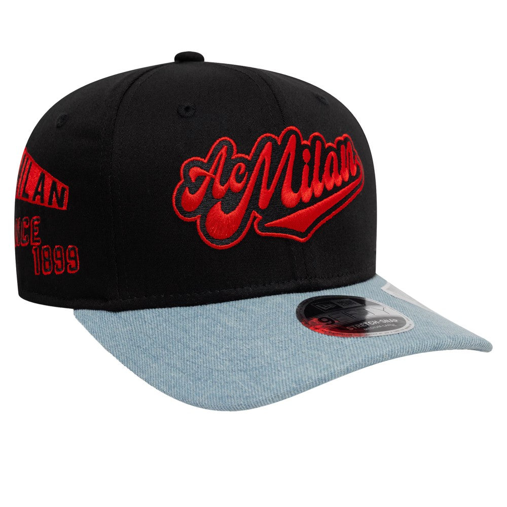 AC Milan New Era 9FIFTY Stretch-Snap Adjustable Hat