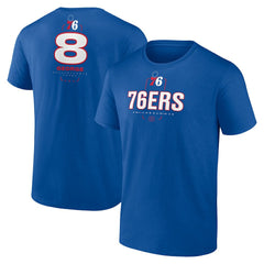 Paul George Philadelphia 76ers Behind The Back Name & Number T-Shirt - Royal cheap | NBA