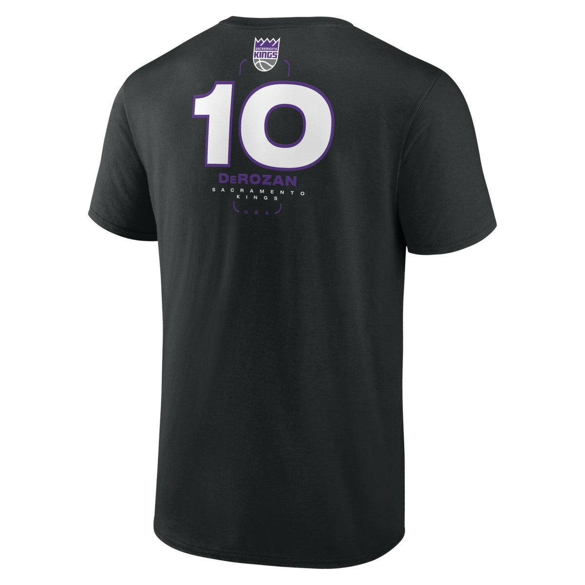 DeMar DeRozan Sacramento Kings Behind The Back Name & Number T-Shirt - Black cheap | NBA