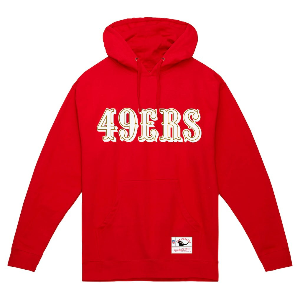 San Francisco 49ers Team Wordmark Vintage Pullover Hoodie | NFL On sale