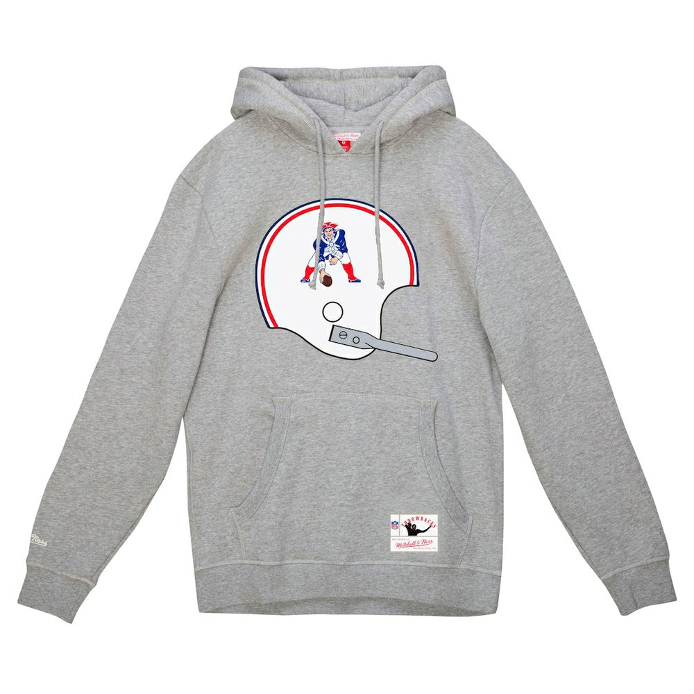 New England Patriots Helmet Logo Vintage Pullover Hoodie | NFL US