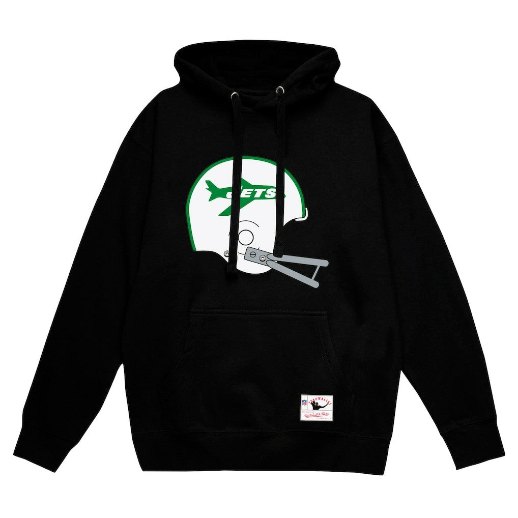 New York Jets Helmet Logo Vintage Pullover Hoodie | NFL Online