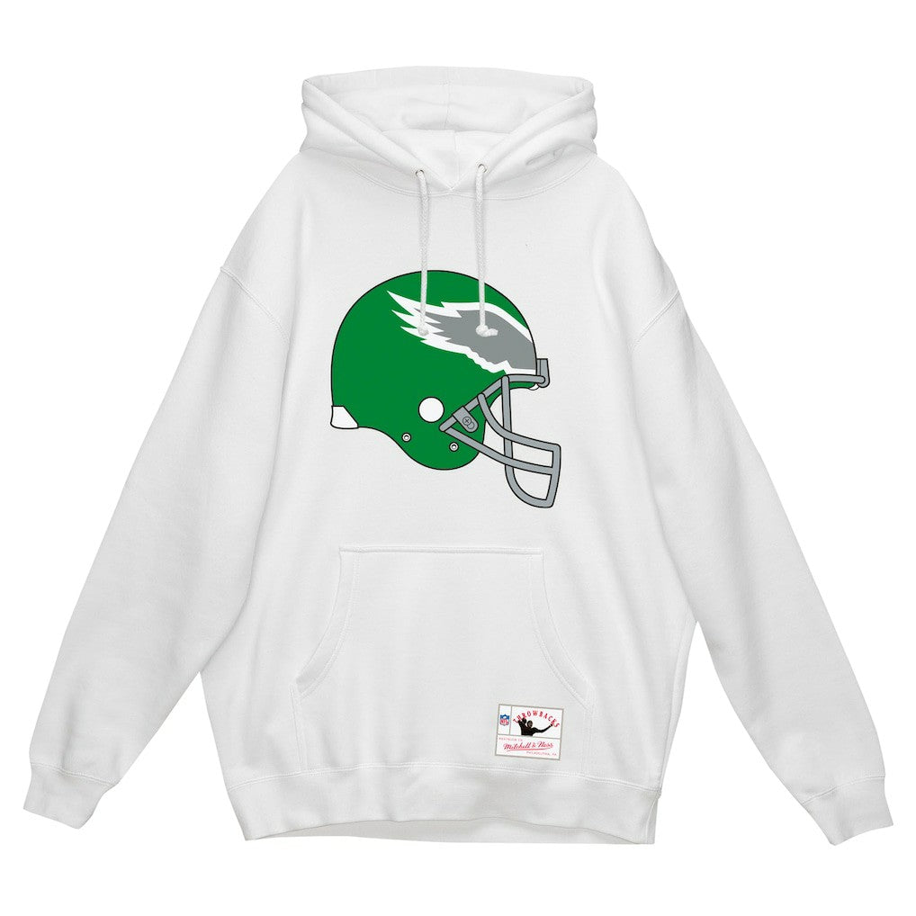 Philadelphia Eagles Helmet Logo Vintage Pullover Hoodie | NFL Hot