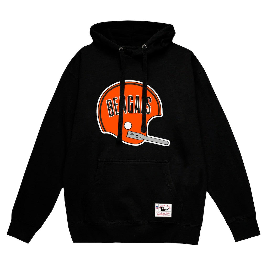 Cincinnati Bengals Helmet Logo Vintage Pullover Hoodie | NFL US