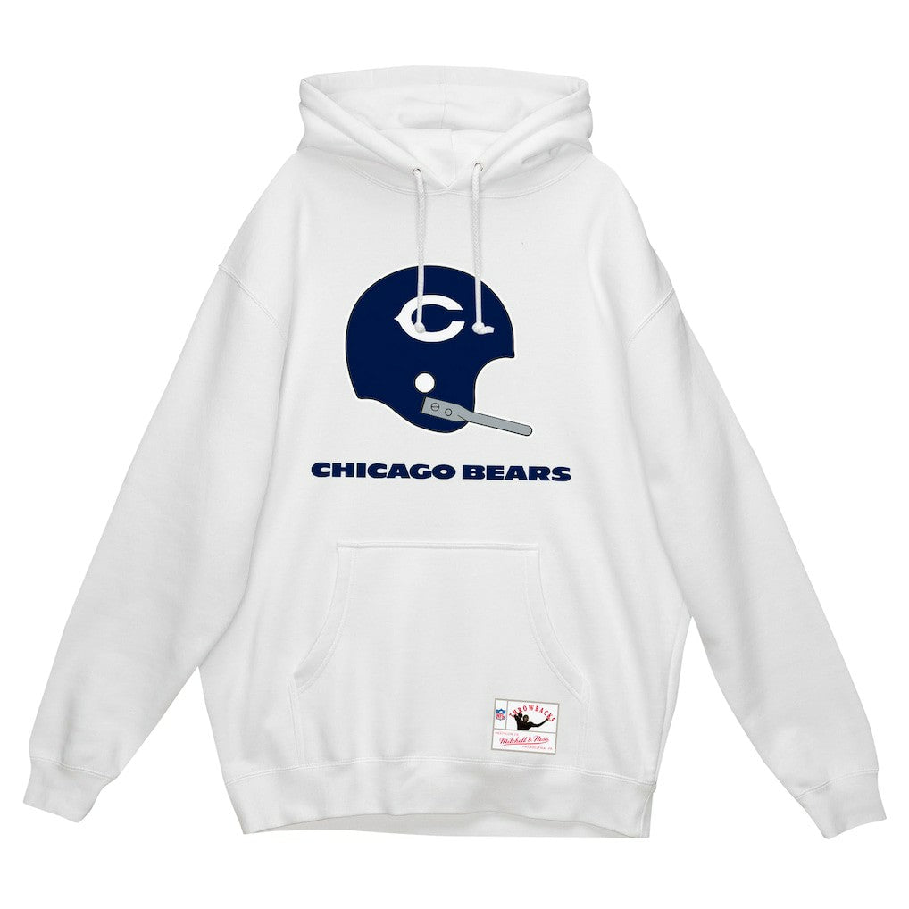 Chicago Bears Helmet Logo Vintage Pullover Hoodie | NFL New
