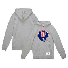 Denver Broncos Helmet Logo Vintage Pullover Hoodie | NFL US