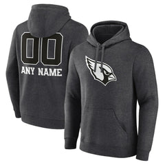 Arizona Cardinals Personalized Name & Number Monochrome Pullover Hoodie | NFL US