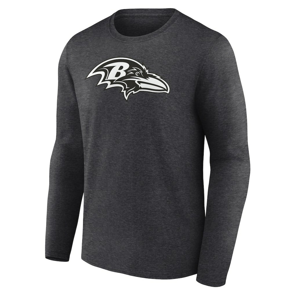 Baltimore Ravens Personalized Name & Number Monochrome Long Sleeve T-Shirt | NFL New