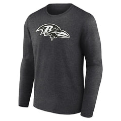 Baltimore Ravens Personalized Name & Number Monochrome Long Sleeve T-Shirt | NFL New