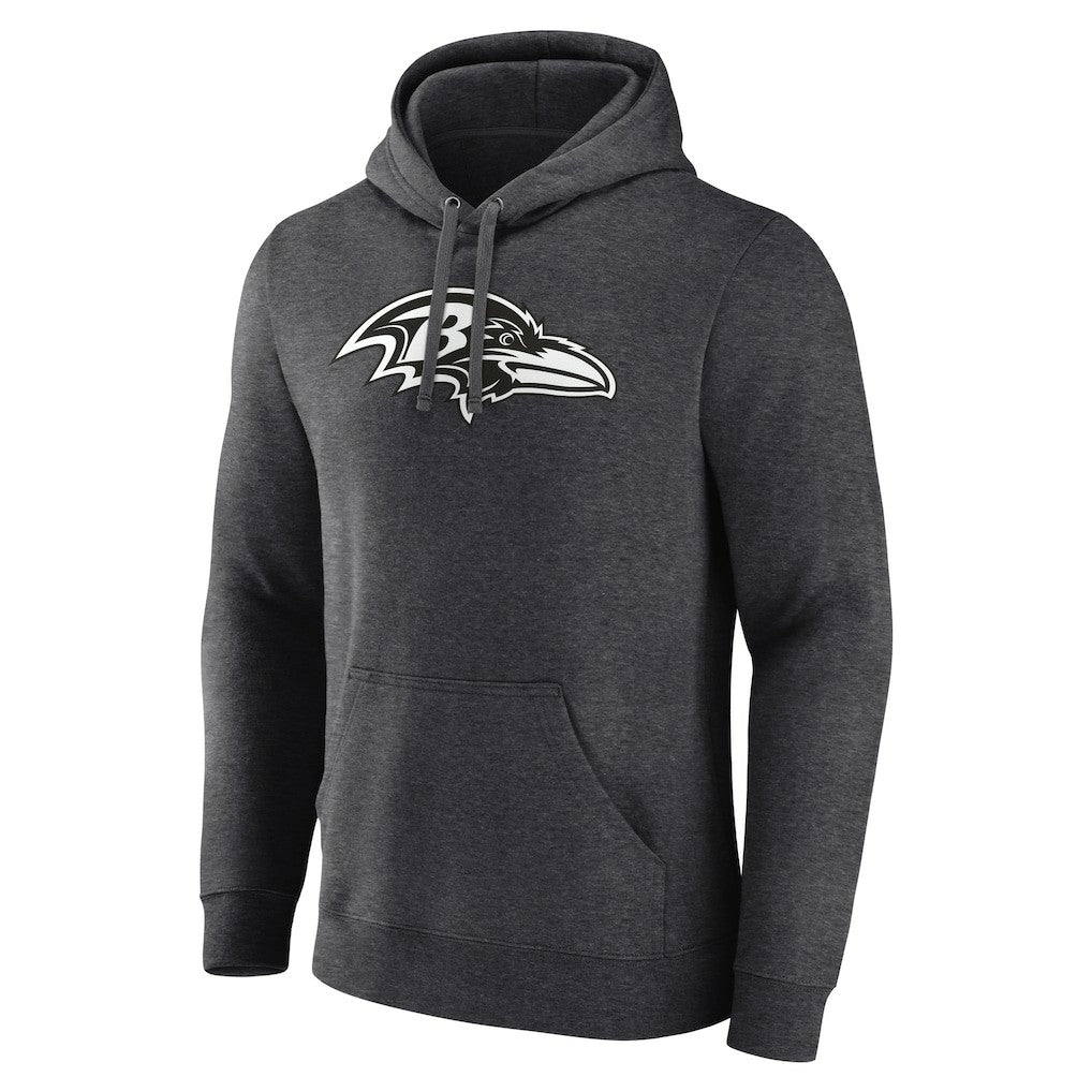 Baltimore Ravens Personalized Name & Number Monochrome Pullover Hoodie | NFL US