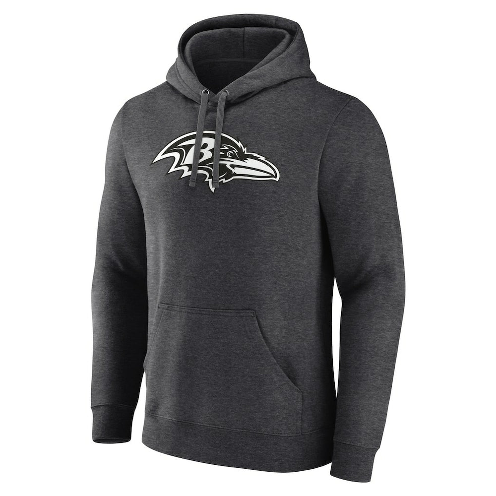 Baltimore Ravens Personalized Name & Number Monochrome Pullover Hoodie | NFL US