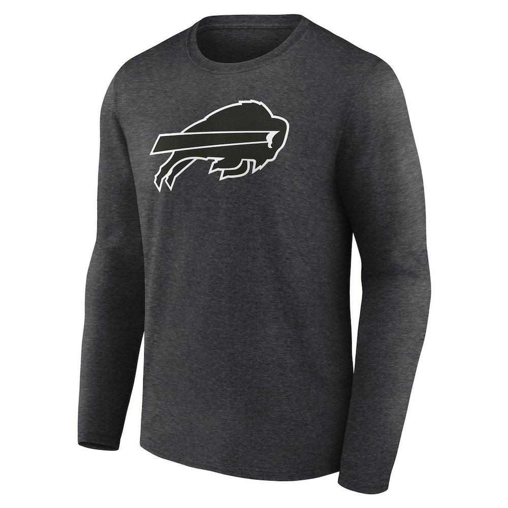 Buffalo Bills Personalized Name & Number Monochrome Long Sleeve T-Shirt | NFL Discount