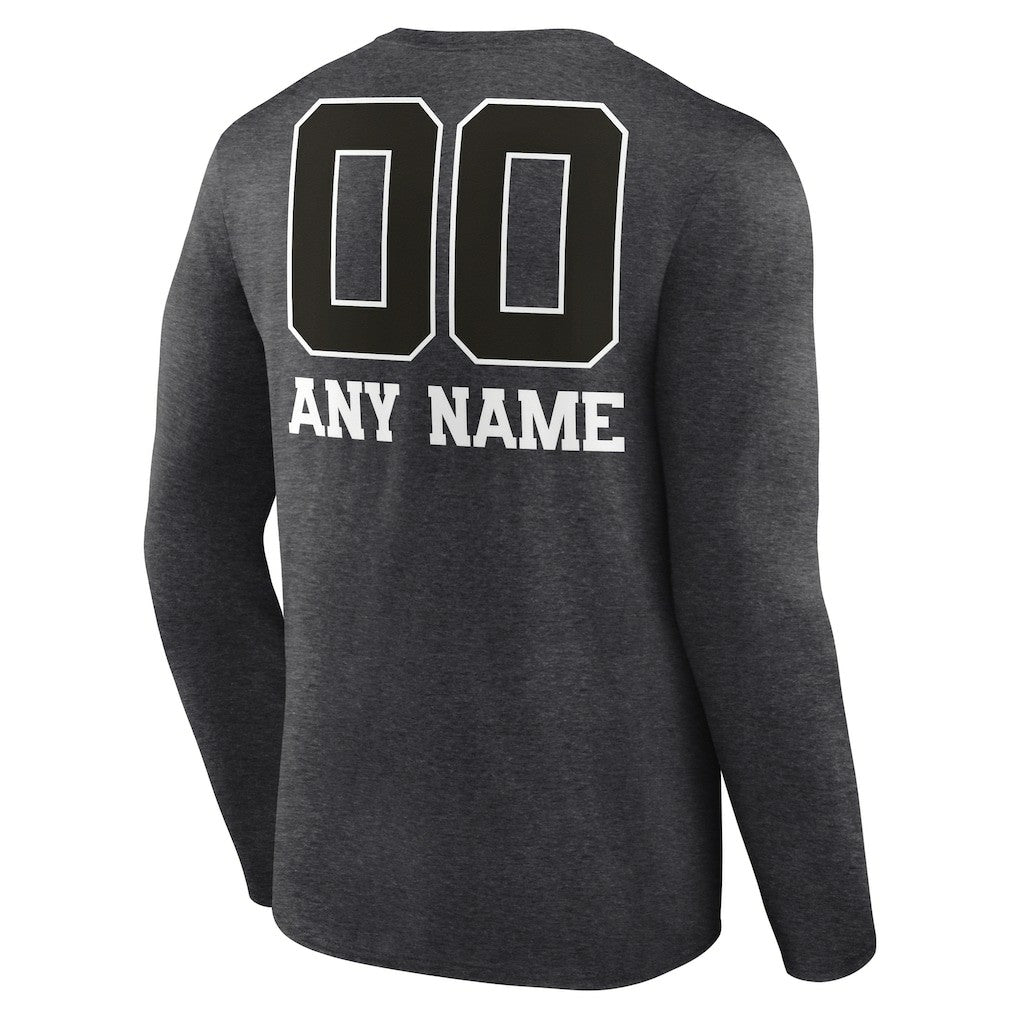 Cincinnati Bengals Personalized Name & Number Monochrome Long Sleeve T-Shirt | NFL New