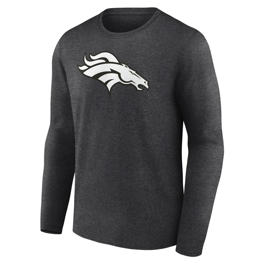 Denver Broncos Personalized Name & Number Monochrome Long Sleeve T-Shirt | NFL Discount