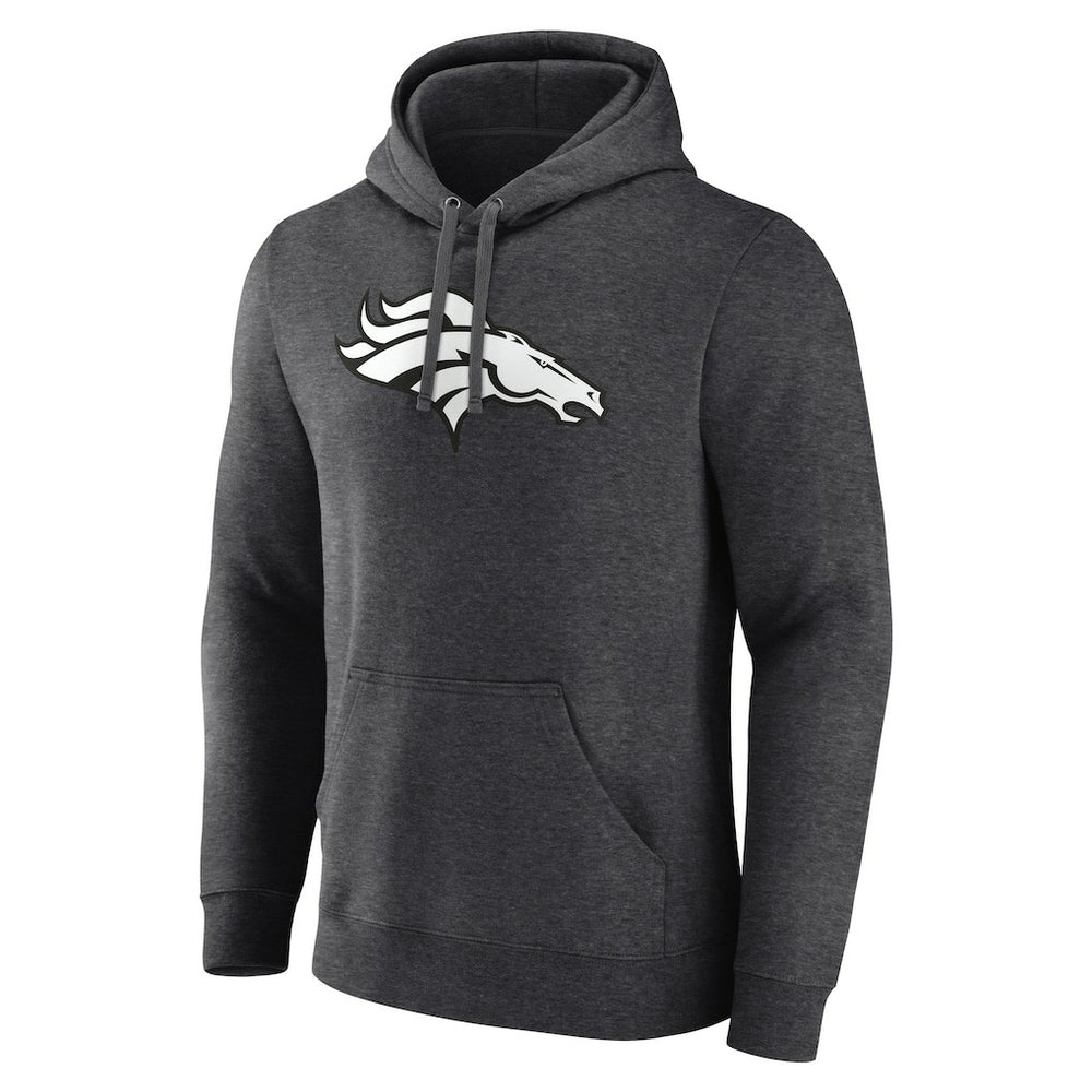 Denver Broncos Personalized Name & Number Monochrome Pullover Hoodie | NFL New
