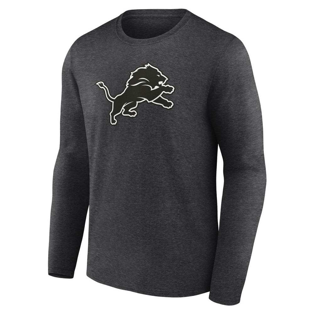 Detroit Lions Personalized Name & Number Monochrome Long Sleeve T-Shirt | NFL Discount
