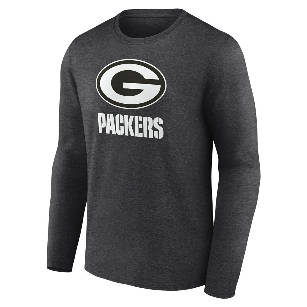 Green Bay Packers Personalized Name & Number Monochrome Long Sleeve T-Shirt | NFL Online