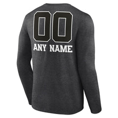 Houston Texans Personalized Name & Number Monochrome Long Sleeve T-Shirt | NFL Discount