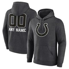 Indianapolis Colts Personalized Name & Number Monochrome Pullover Hoodie | NFL Online