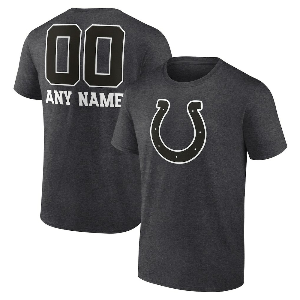 Indianapolis Colts Personalized Name & Number Monochrome T-Shirt | NFL Online