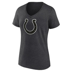 Indianapolis Colts Women's Personalized Name & Number Monochrome V-Neck Long Sleeve T-Shirt | NFL Outlet