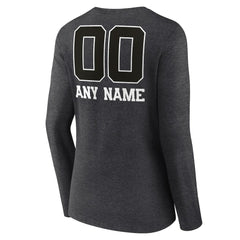 Jacksonville Jaguars Women's Personalized Name & Number Monochrome V-neck T-Shirt | NFL Near me
