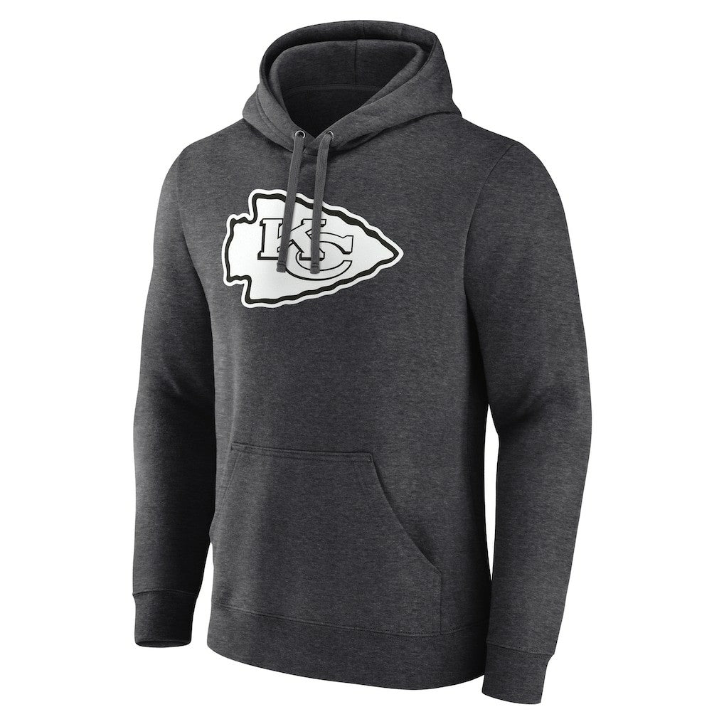 Kansas City Chiefs Personalized Name & Number Monochrome Pullover Hoodie | NFL Discount