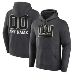 New York Giants Personalized Name & Number Monochrome Pullover Hoodie | NFL Sale