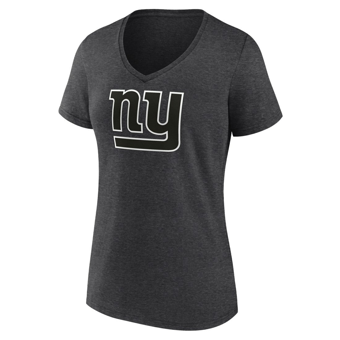 New York Giants Women's Personalized Name & Number Monochrome V-Neck Long Sleeve T-Shirt | NFL Hot