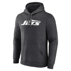 New York Jets Personalized Name & Number Monochrome Pullover Hoodie | NFL New