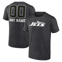 New York Jets Personalized Name & Number Monochrome T-Shirt | NFL New