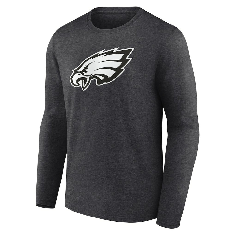 Philadelphia Eagles Personalized Name & Number Monochrome Long Sleeve T-Shirt | NFL On sale