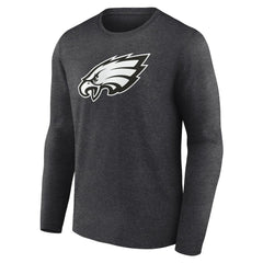 Philadelphia Eagles Personalized Name & Number Monochrome Long Sleeve T-Shirt | NFL On sale