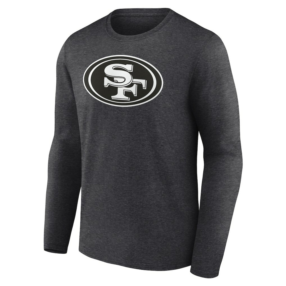 San Francisco 49ers Personalized Name & Number Monochrome Long Sleeve T-Shirt | NFL Online