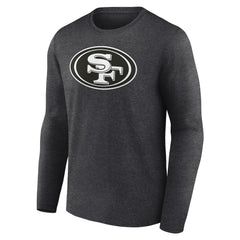 San Francisco 49ers Personalized Name & Number Monochrome Long Sleeve T-Shirt | NFL Online