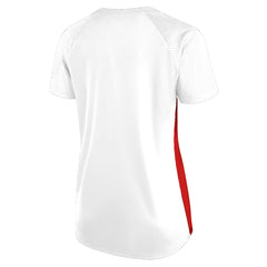 San Francisco 49ers Women's Plus Size Glitter Lace-Up V- Neck T-Shirt | NFL Outlet