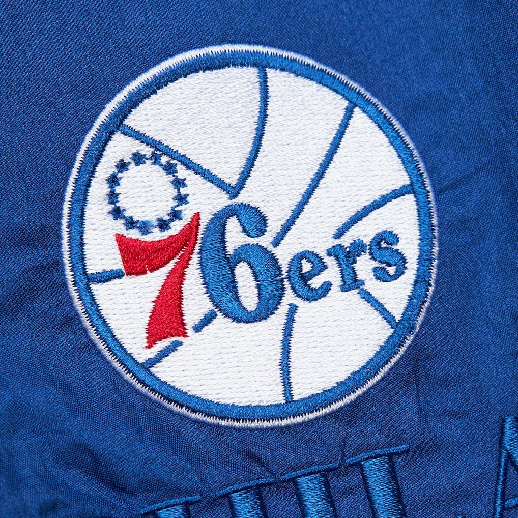 Royal Philadelphia 76ers Unisex Hardwood Classics Team OG 3.0 Anorak Half-Zip Windbreaker Jacket | NBA
