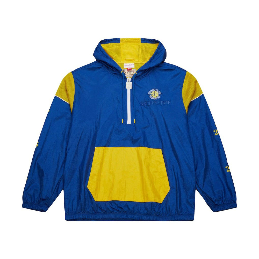 Royal Golden State Warriors Unisex Hardwood Classics Team OG 3.0 Anorak Half-Zip Windbreaker Jacket sale | NBA