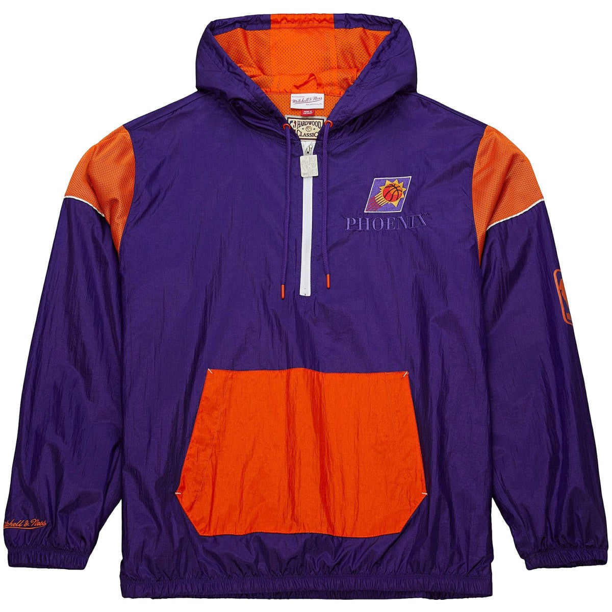 Purple Phoenix Suns Unisex Hardwood Classics Team OG 3.0 Anorak Half-Zip Windbreaker Jacket | NBA