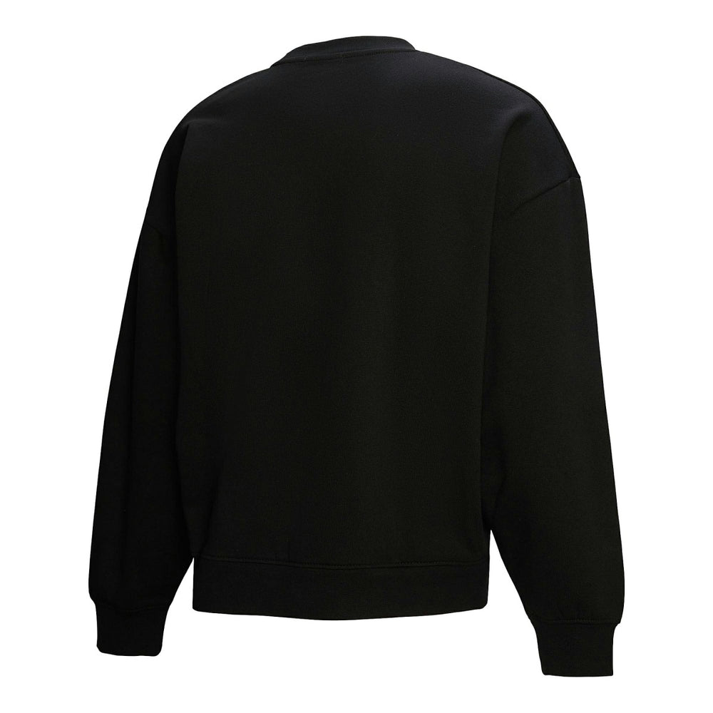 Black New York Knicks Women's Hardwood Classics Home Team Pullover Sweatshirt | NBA