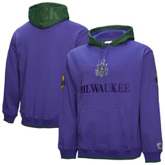 Purple Milwaukee Bucks Hardwood Classics Team OG 3.0 Pullover Hoodie | NBA
