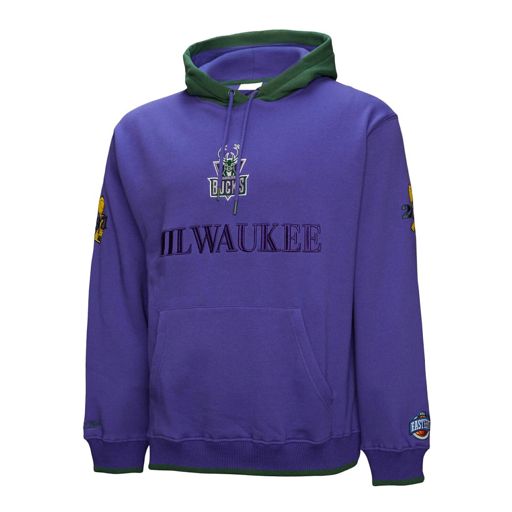 Purple Milwaukee Bucks Hardwood Classics Team OG 3.0 Pullover Hoodie | NBA