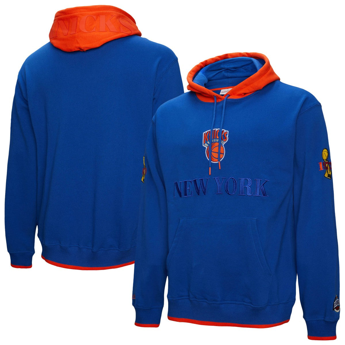 Royal New York Knicks Hardwood Classics Team OG 3.0 Pullover Hoodie | NBA