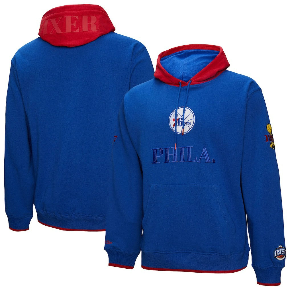 Royal Philadelphia 76ers Hardwood Classics Team OG 3.0 Pullover Hoodie | NBA