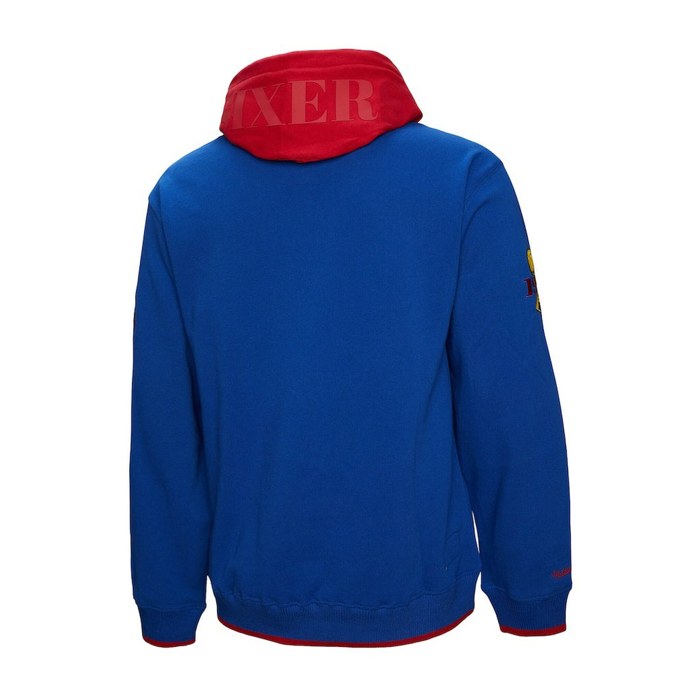 Royal Philadelphia 76ers Hardwood Classics Team OG 3.0 Pullover Hoodie | NBA