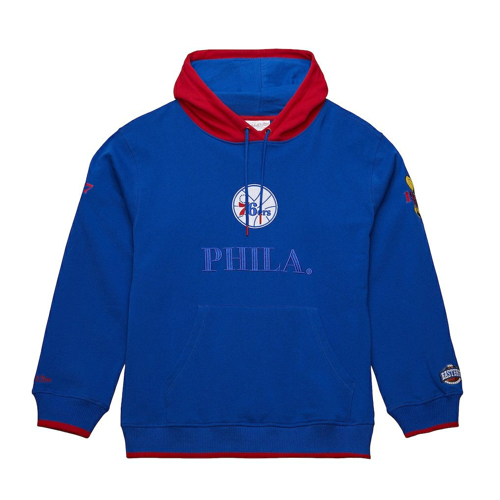 Royal Philadelphia 76ers Hardwood Classics Team OG 3.0 Pullover Hoodie | NBA