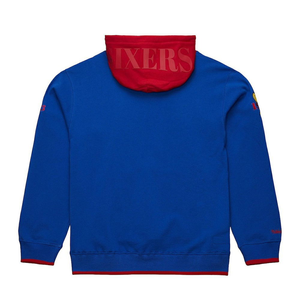 Royal Philadelphia 76ers Hardwood Classics Team OG 3.0 Pullover Hoodie | NBA