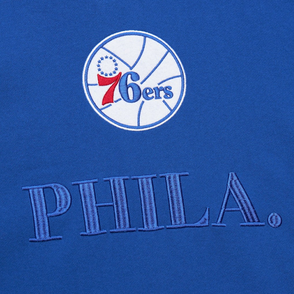Royal Philadelphia 76ers Hardwood Classics Team OG 3.0 Pullover Hoodie | NBA